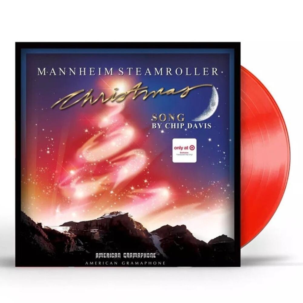 Mannheim Steamroller - Christmas Song by Chip Davis Translucent Red Vinyl - NEW!